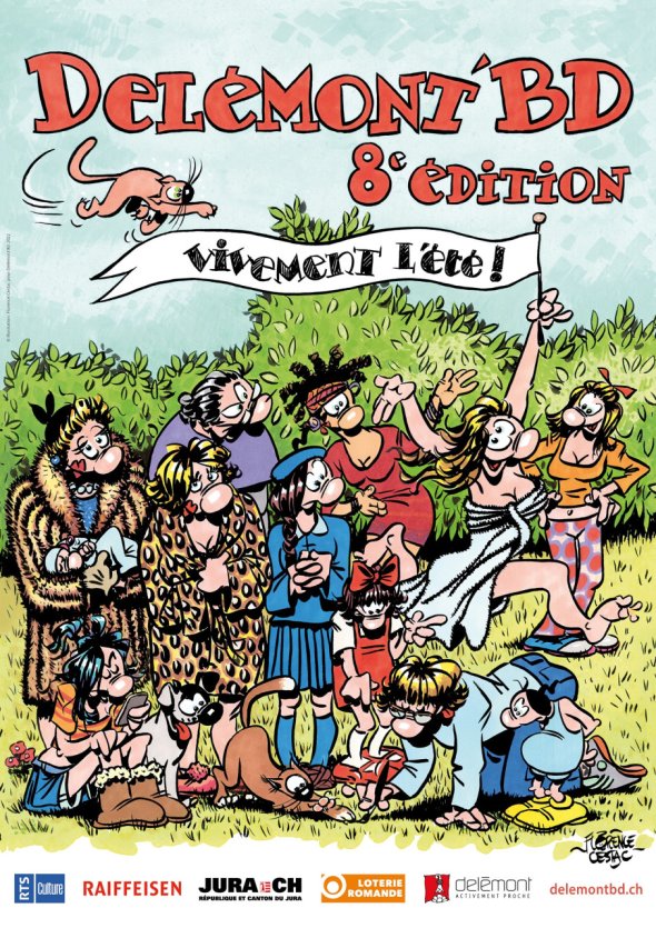 Illustration : Florence Cestac pour Delémont'BD 2022