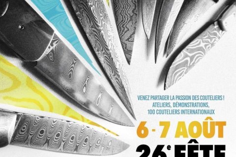 26e fête du couteau à Nontron du 1er au 7 août 2022