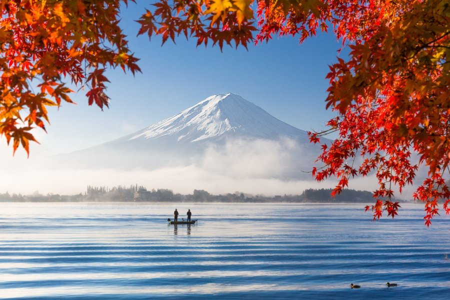 Le mont Fuji.