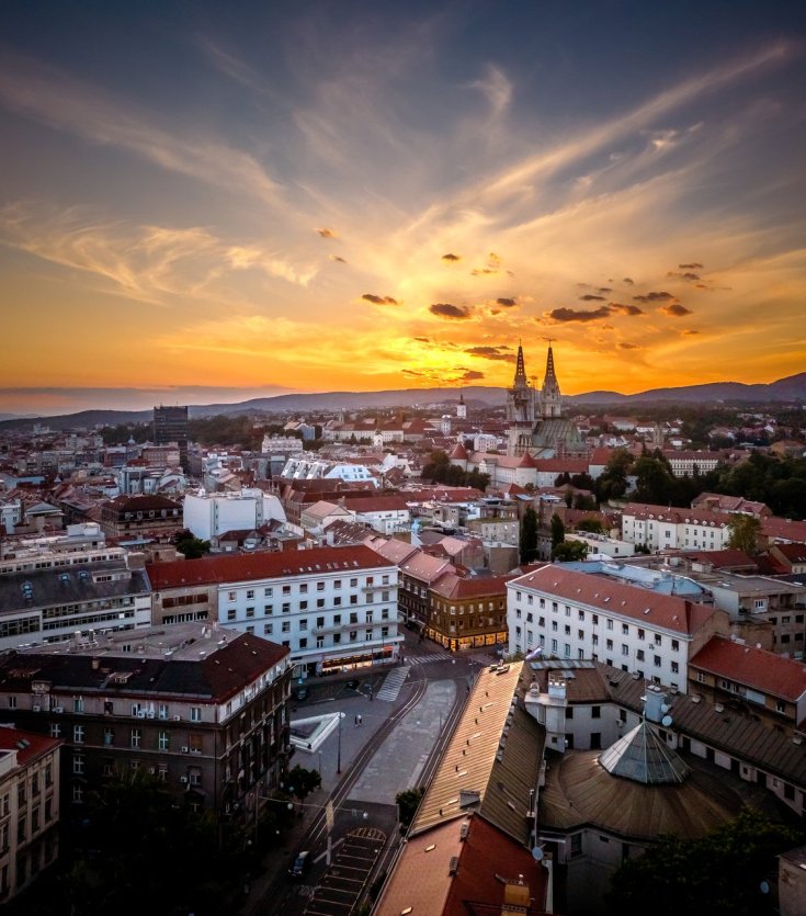 Vue sur la ville de Zagreb - © © Julien Duval