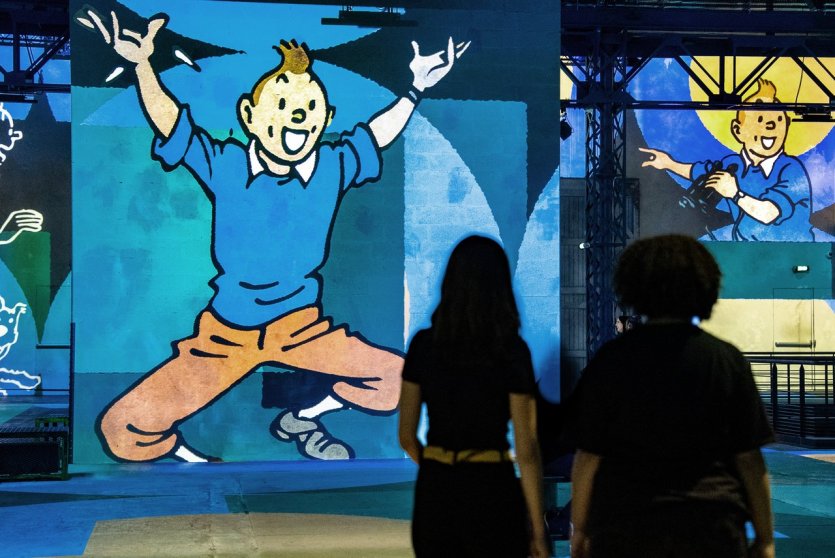 - © © Culturespaces / C. de la Motte Rouge / Hergé-Tintinimaginatio 2022