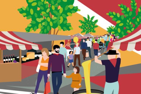Marché des Aveyronais d'Ici et d'Ailleurs