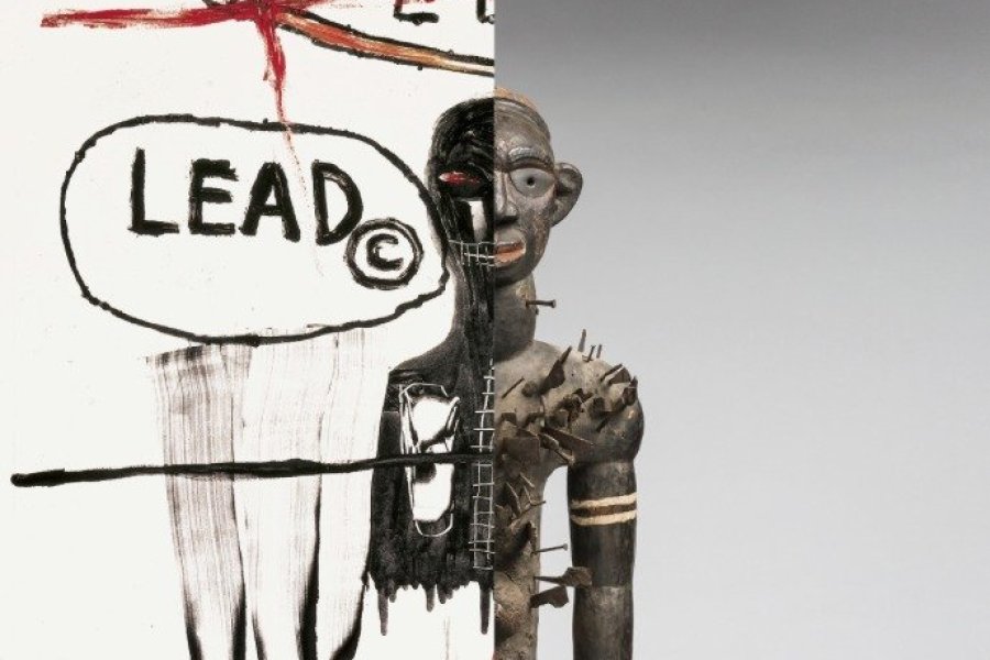 Exposition Résonance à la galerie Gradiva : dialogue entre Basquiat et l'Univers Kongo