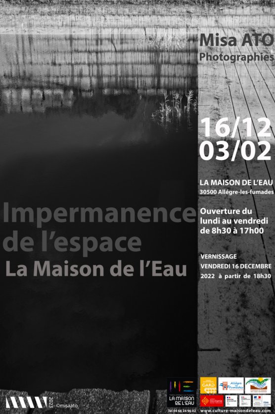 Affiche exposition Misa ATO Impermanence de l'espace
©misaato
