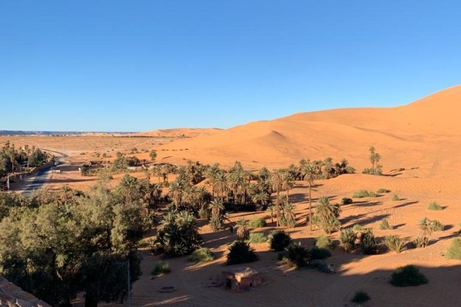 Vue de la terrasse du Bordj Taghit