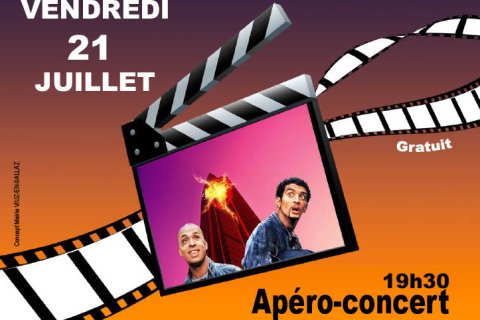 Cinéma en plein air précédé d'un apéro-concert
