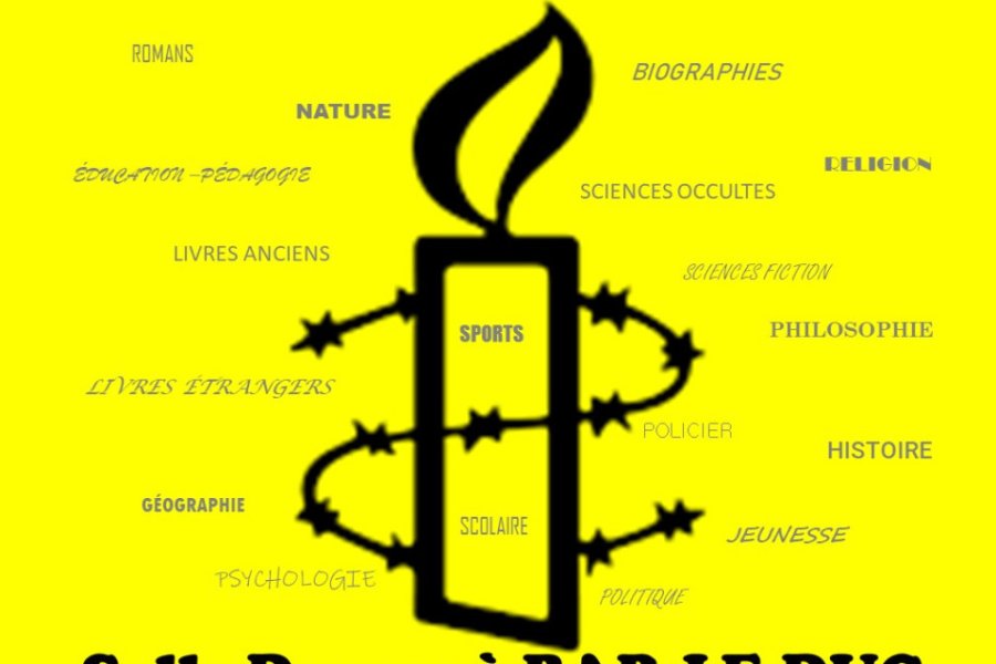 Foire aux Livres à Bar-Le-Duc, les 30 septembre et 1er octobre 2023 pour Amnesty Internati