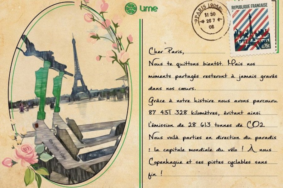 Les trottinettes Lime disent au revoir à Paris