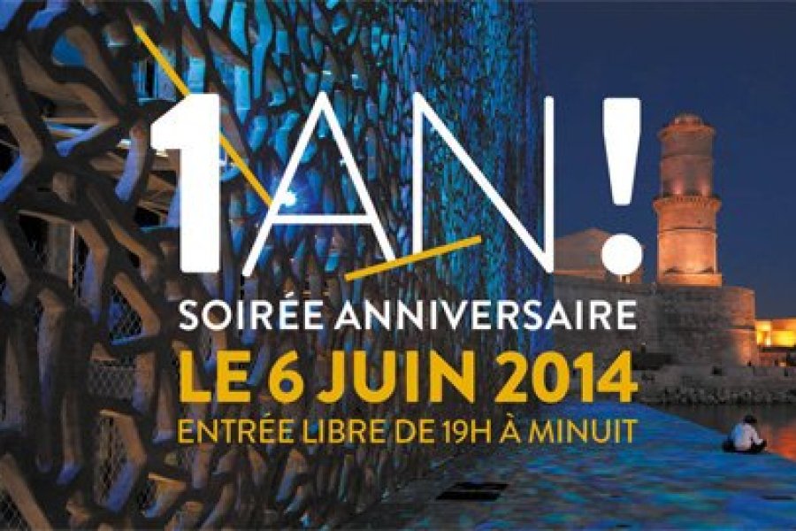 Le 6 juin, le Mucem souffle sa 1ère bougie !