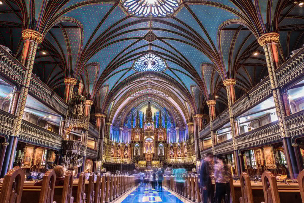 Basilique notre dame de Montréal - 4 jours à Montréal