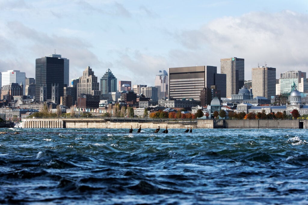Montréal depuis le Saint-Laurent - Montréal en 4 jours