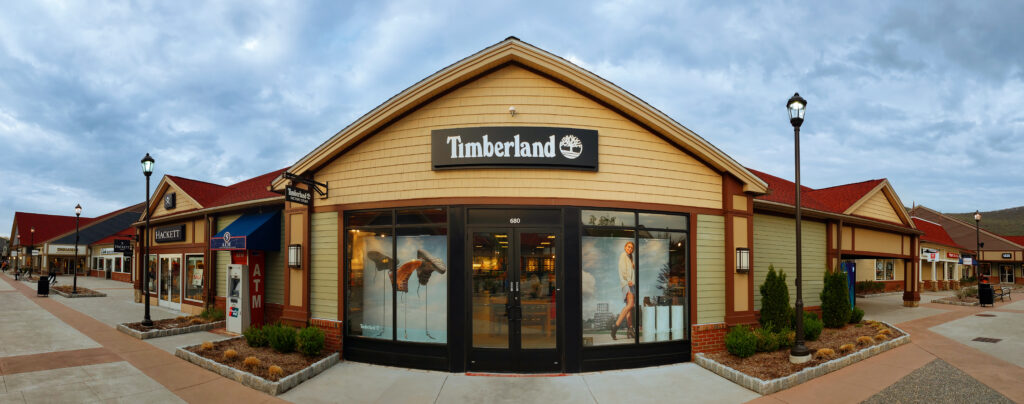 Magasin Timberland au Woodbury Common Premium Outlet Mall