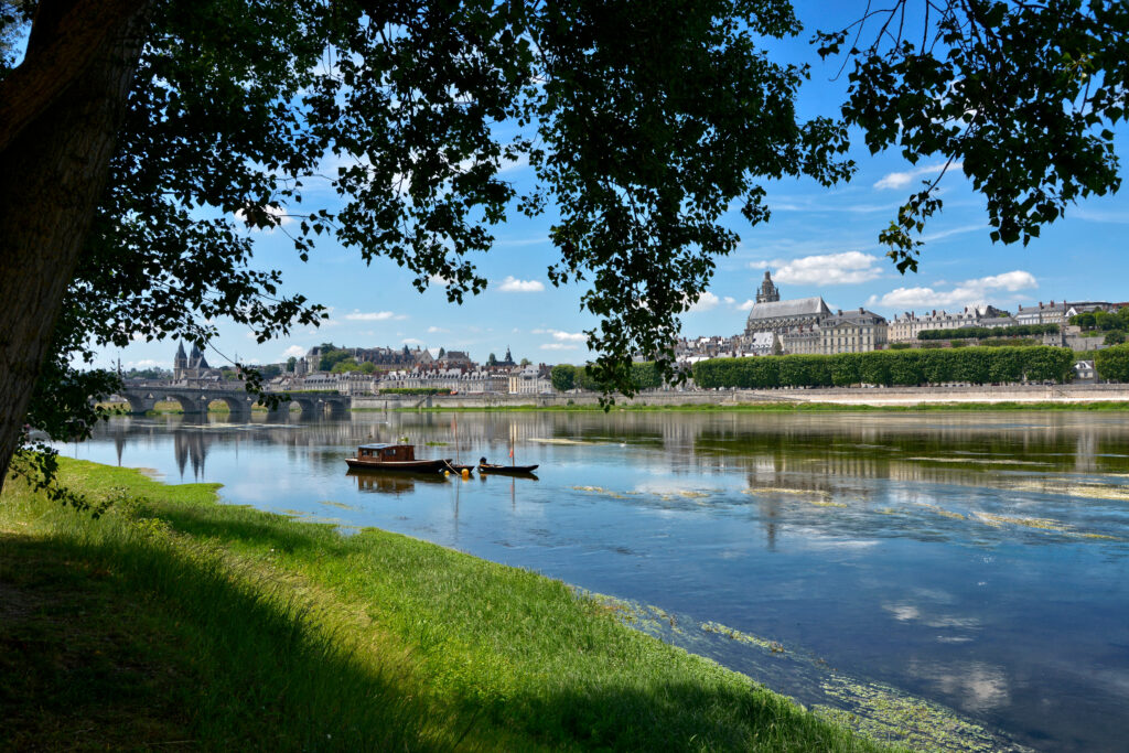bateau sur la Loire à Blois