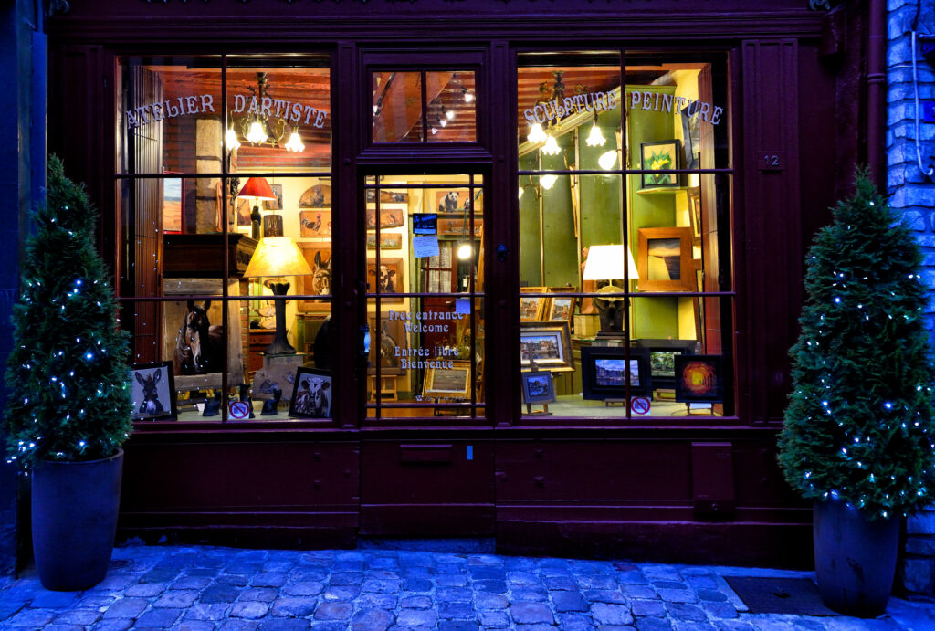 painter's atelier, Honfleur, Normandy, France