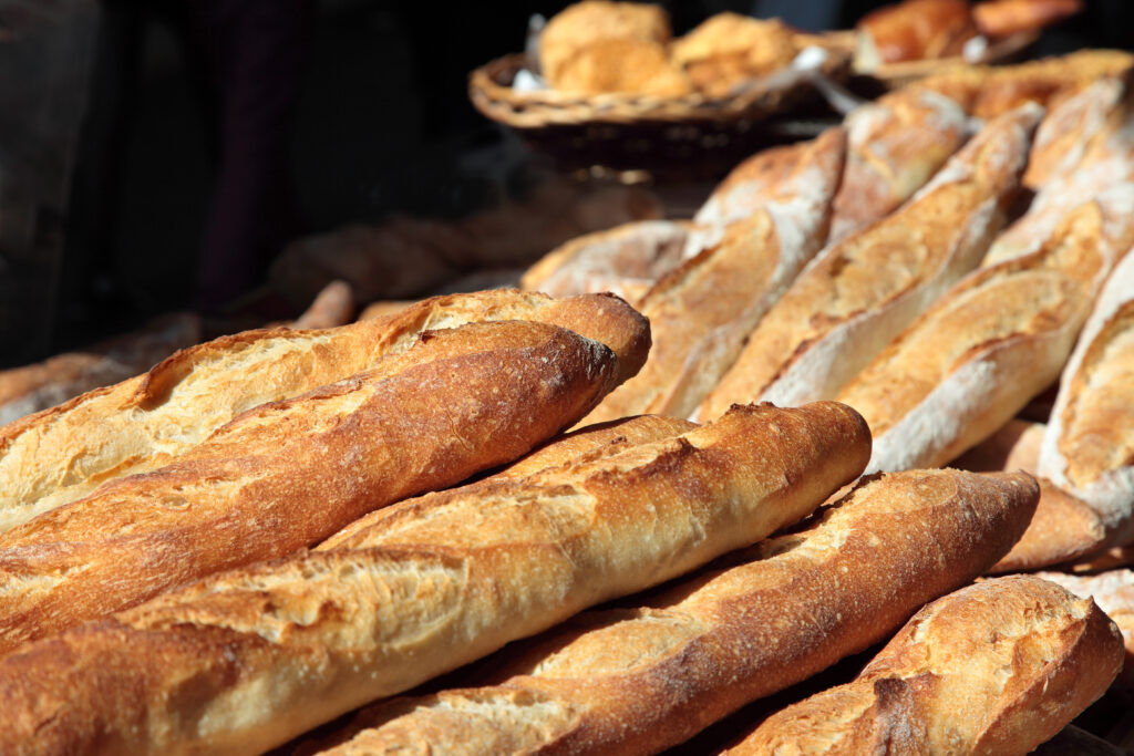 Baguette au marché