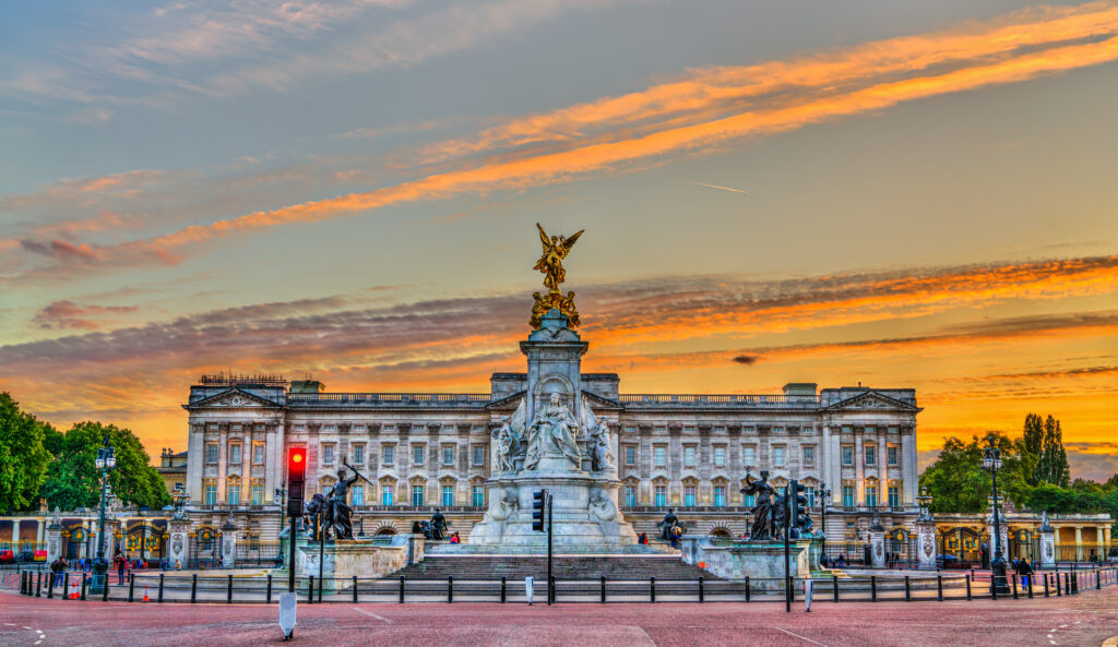 The Victoria Memorial et Buckingham Palace