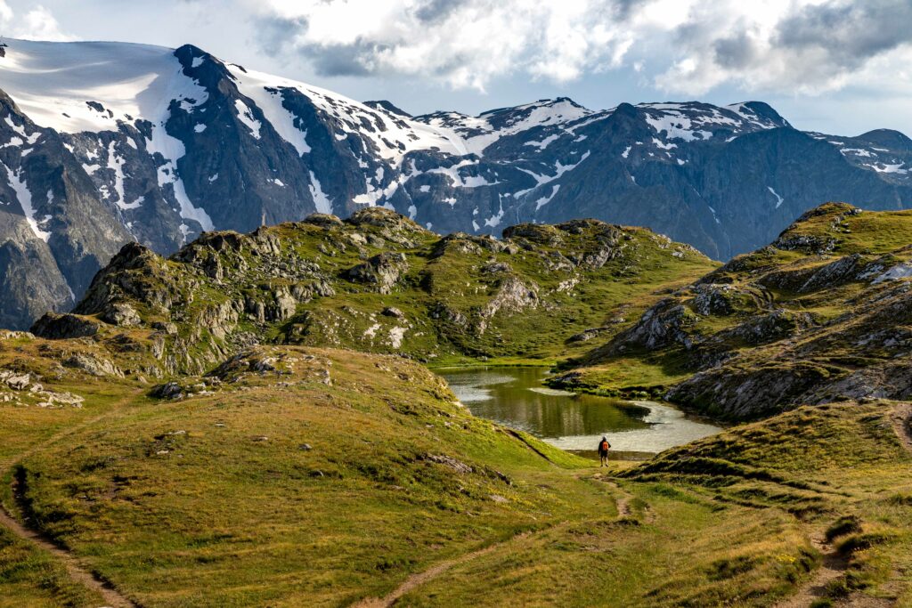 Vue sur le massif des Écrins