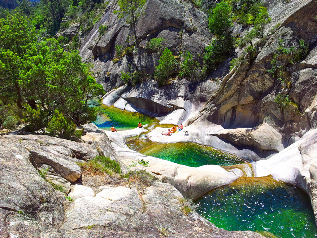 Les cascades de Purcaraccia, en Corse