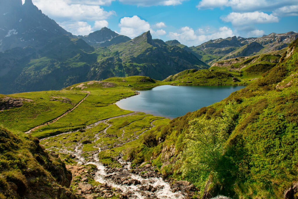 Lacs d'Ayous dans les Pyrénées
