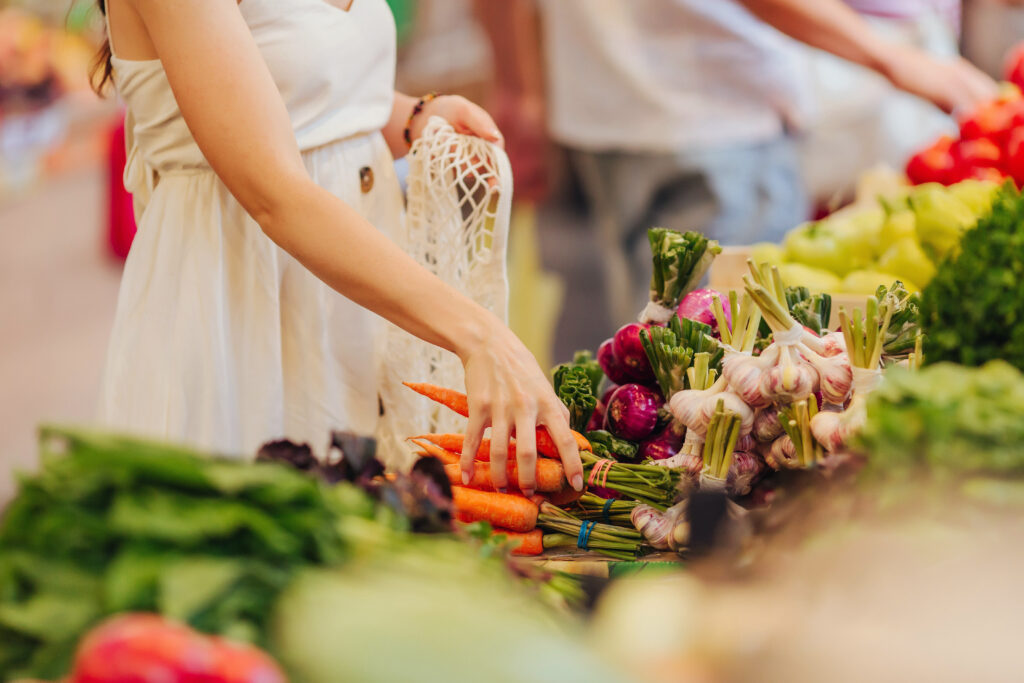 Femme au marché