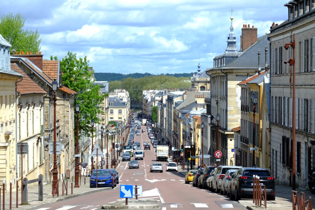 Rue de la ville de Versailles