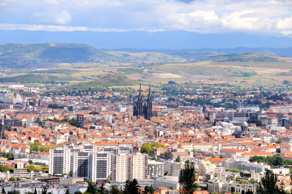 Vue sur Clermont-Ferrand