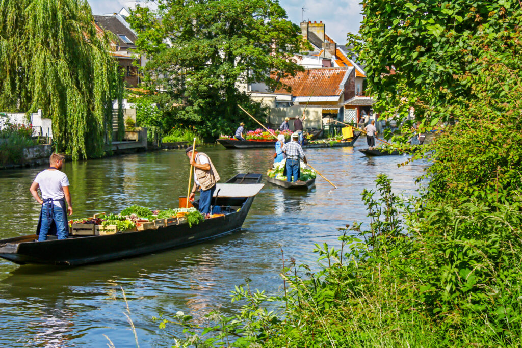 Marché sur l'eau d'Amiens