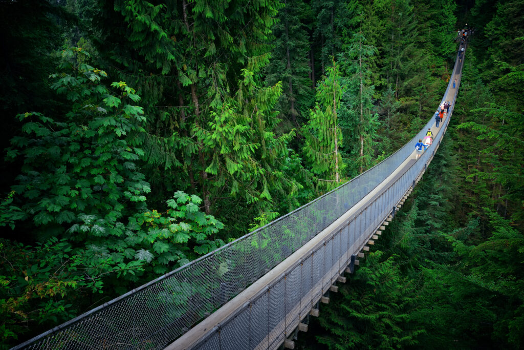 Le pont suspendu de Capilano