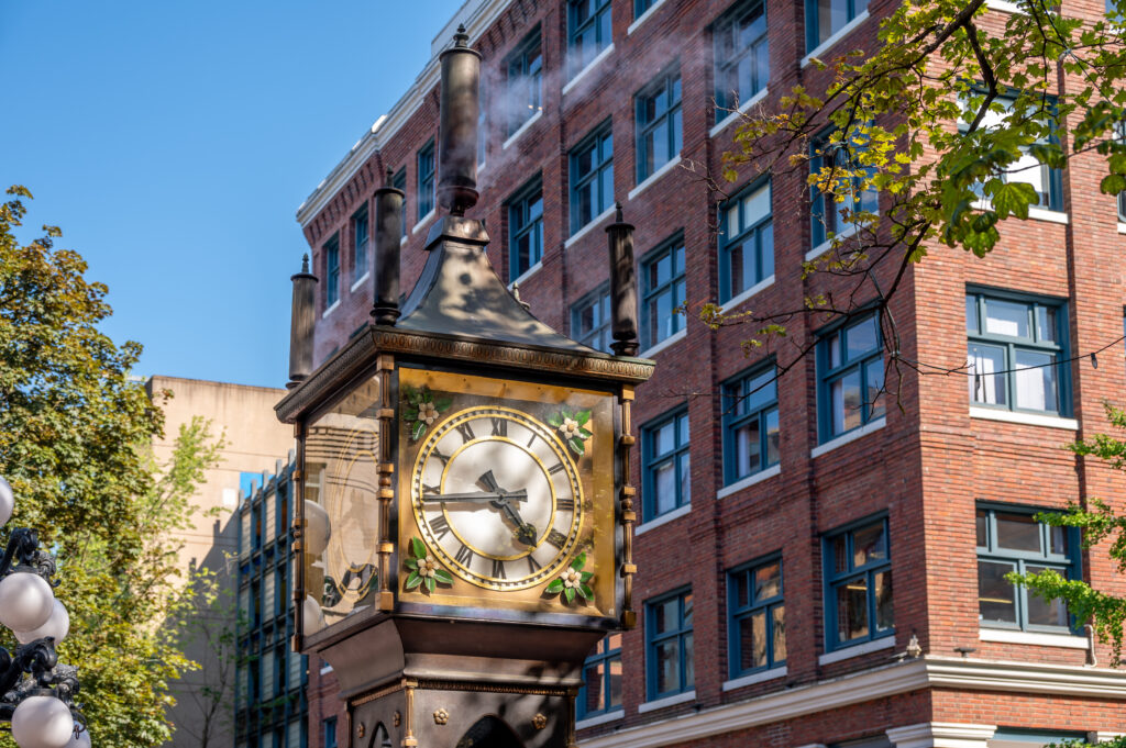 Gastown et l'horloge à vapeur