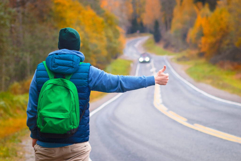 Auto-stop en voyage