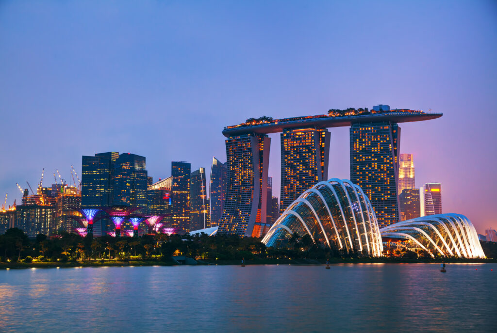 Singapour de nuit 