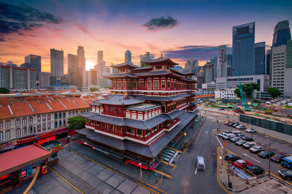 Temple de la dent dans Chinatown 