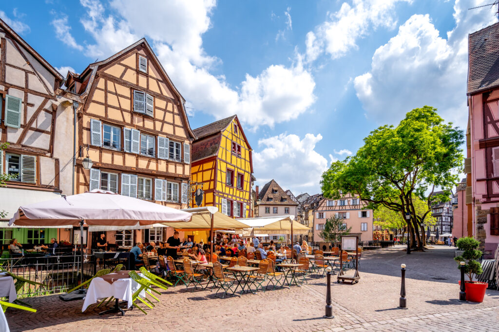 Place du marché à Colmar 