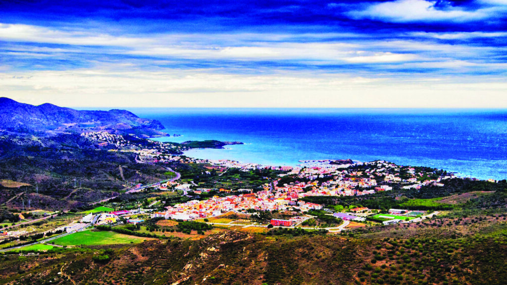 Vue panoramique de Llançà. 