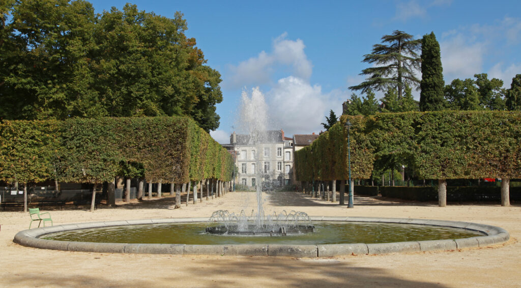 Fontaine du parc de Blossac à Poitiers
