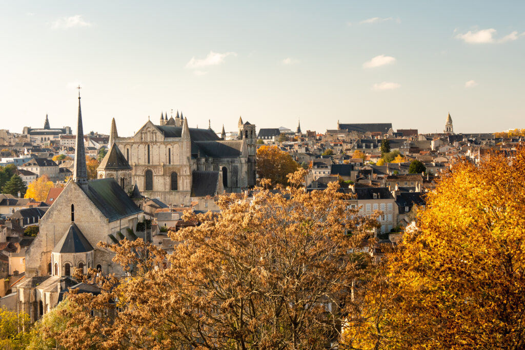 Vue sur Poitiers