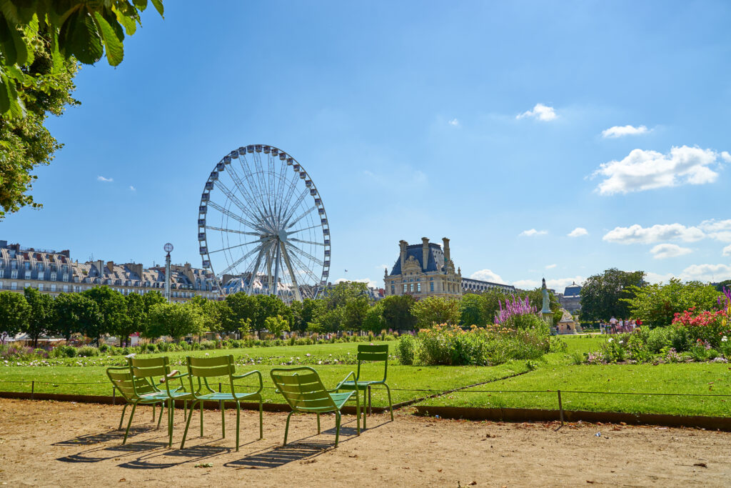 Le jardin des Tuileries