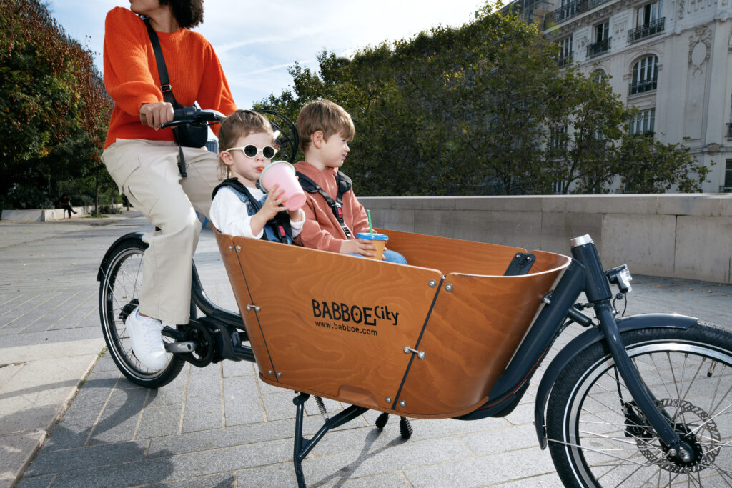 Vélo cargo pour la famille