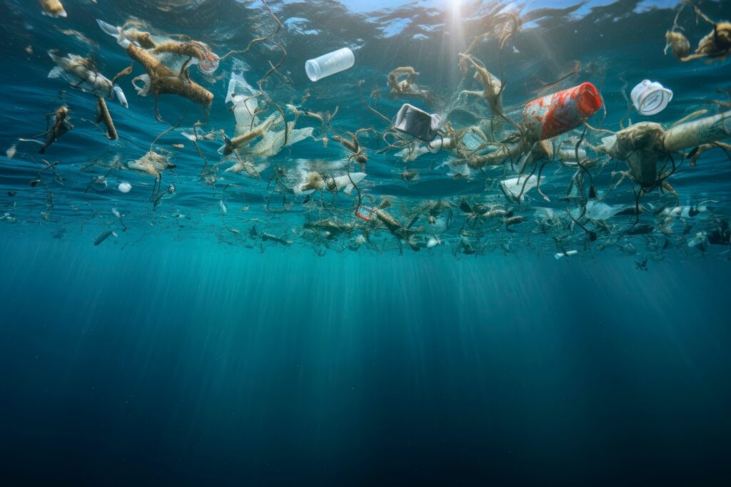 Pollution plastique dans l'océan