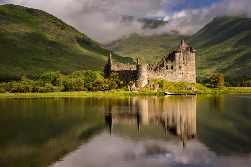 Château dans les Highlands en Écosse 