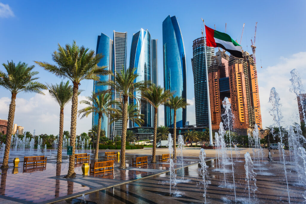 Grattes ciels à Abu Dhabi 