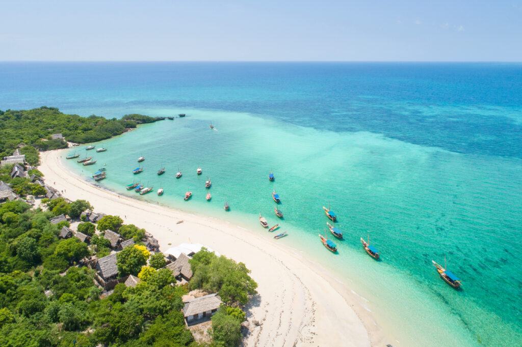 Vue sur Zanzibar