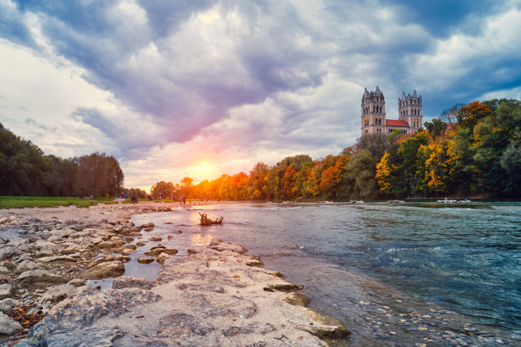 L'Isar et ses berges