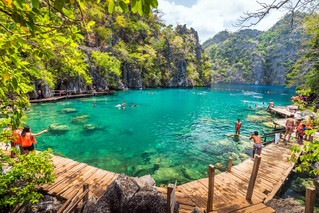 Coron Island, Palawan dans les Philippines