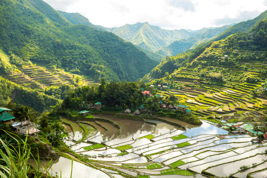 Village de Banaue aux Philippines