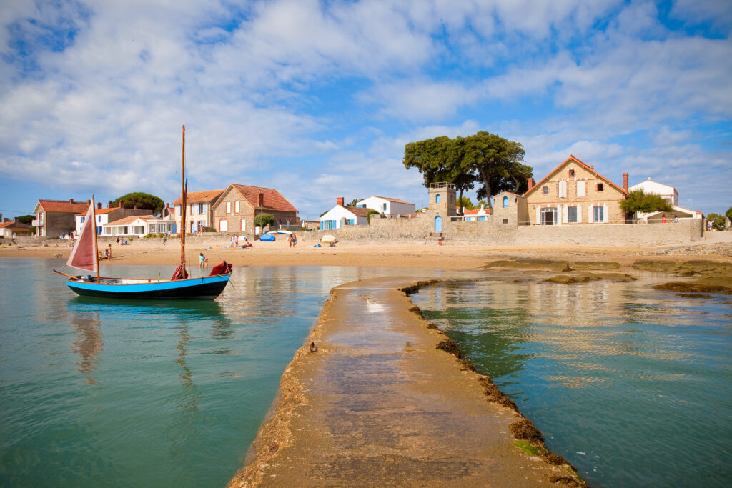 Île de Noirmoutier, village du Vieil en Vendée 