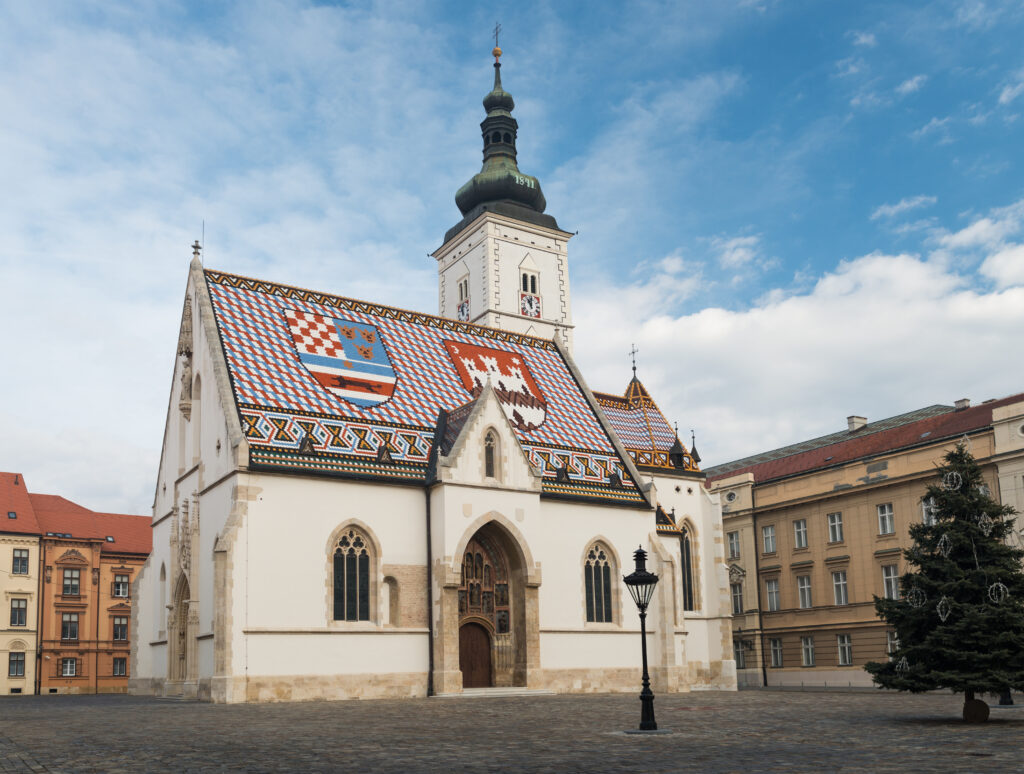 L'église Saint-Marc à Zagreb
