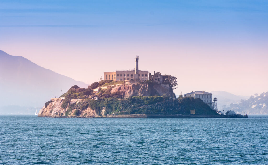 La prison d'Alcatraz, Etats-Unis, l'un des plus hantés dans le monde