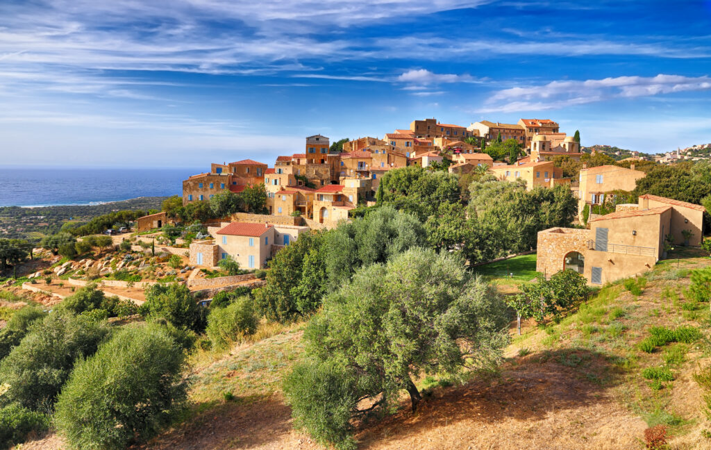Village de Pigna en Corse 