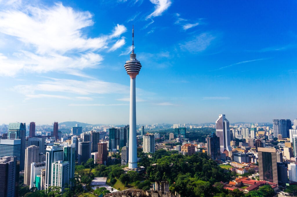 La KL Tower à Kuala Lumpur 